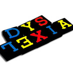 dyslexia, spelt with letter blocks